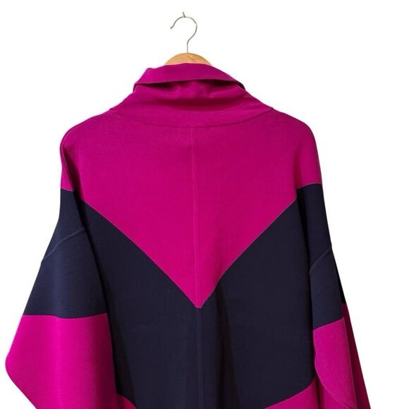 Multi Geometric Knit Maxi Skirt Oversized Sweater Set Size Large Boho Lagenlook - Picture 6 of 16